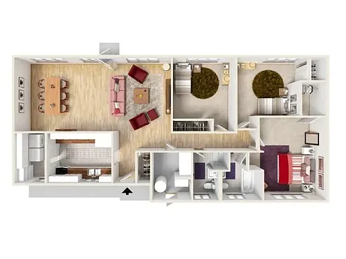 Floor plan Morand Manor