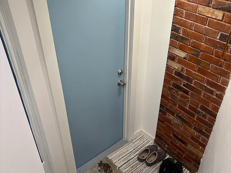 private entrance into basement apartment directly from garage. no shared entrances with main floor