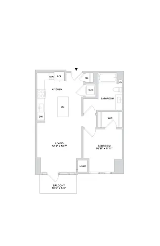 Floor plan B3 1X1