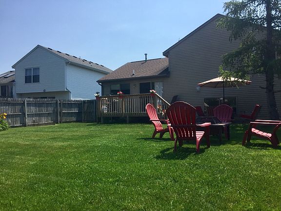 Backyard and deck 