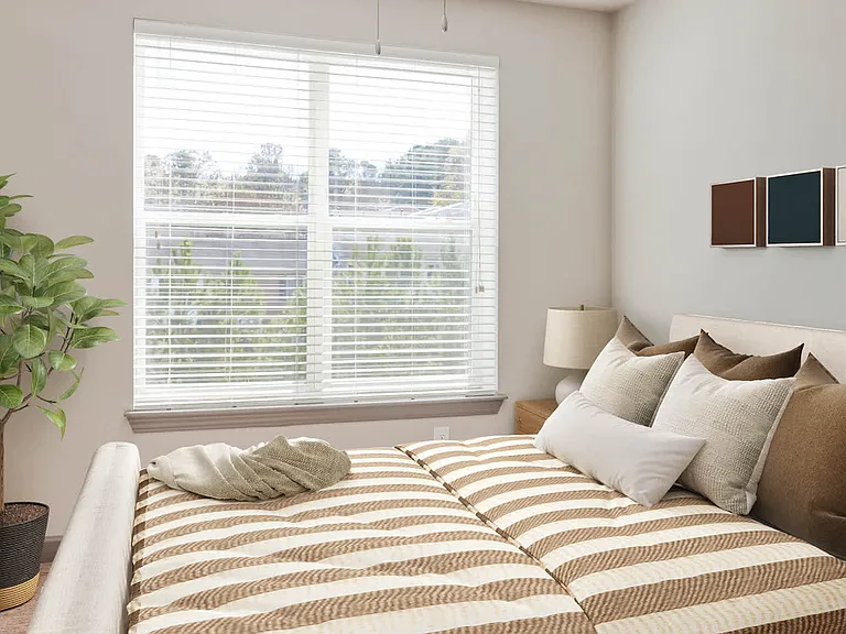 Bedroom with Hardwood Flooring