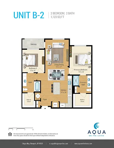 Floor plan Two Bedroom