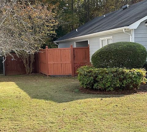 Left front of the home