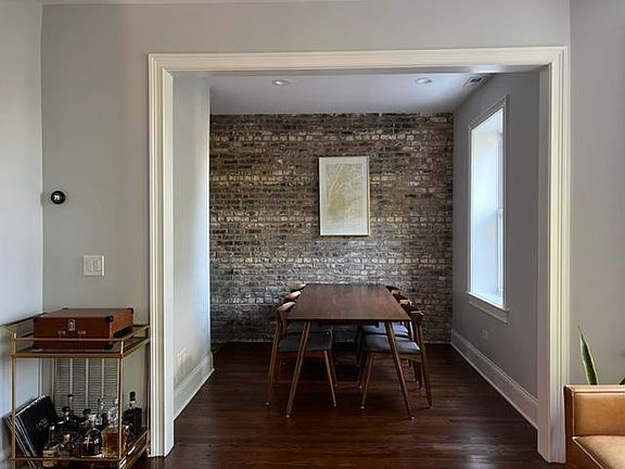 Den off living room