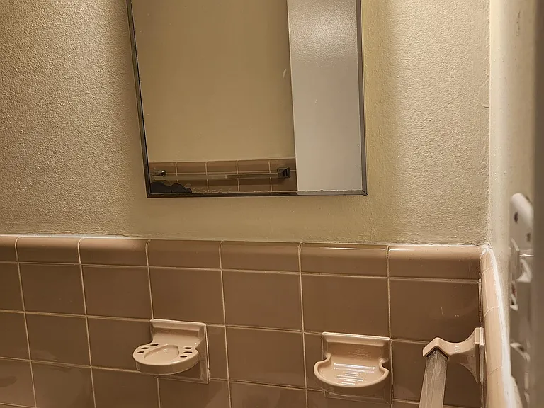 Sink and mirror with cabinet