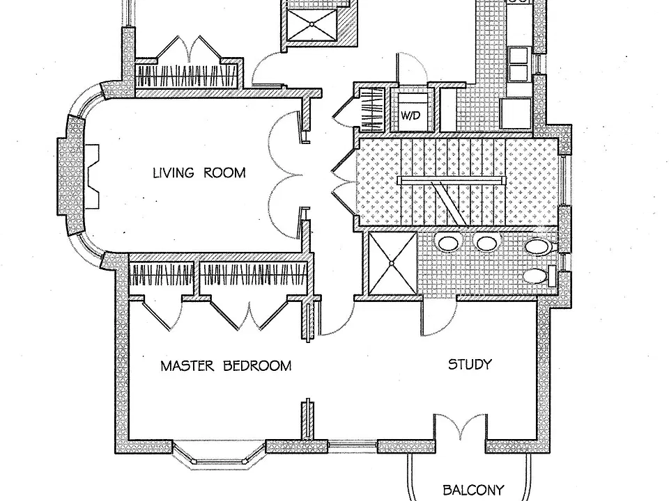 Floor Plan of 2nd floor apartment