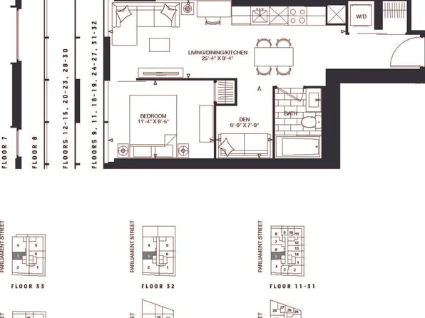 35 Parliament St #1805, Toronto, ON M5A 4R2