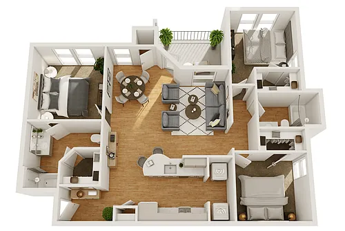 Floor plan C1HC