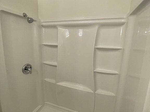 The bathroom was remodeled in December 2025 with a new shower and fixtures.
