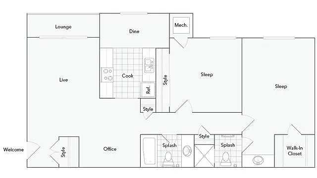 Floor plan Chesapeake