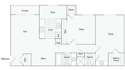 Floor plan Chesapeake
