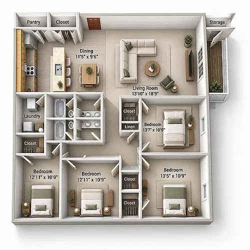 Floor plan Floorplan XX1