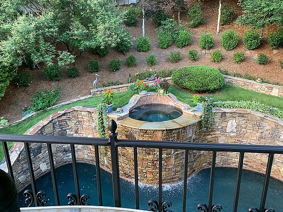 Spa and waterfall