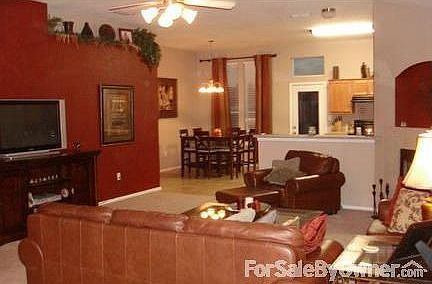 Living Room : View from front door.