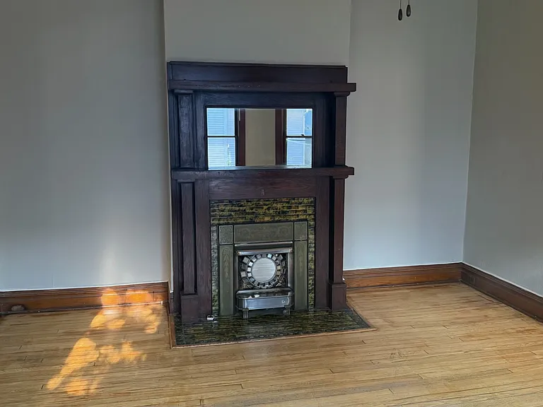 hardwood floors and beautiful historic details