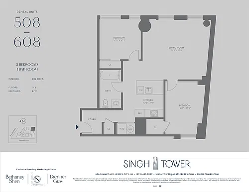 Floor plan 909