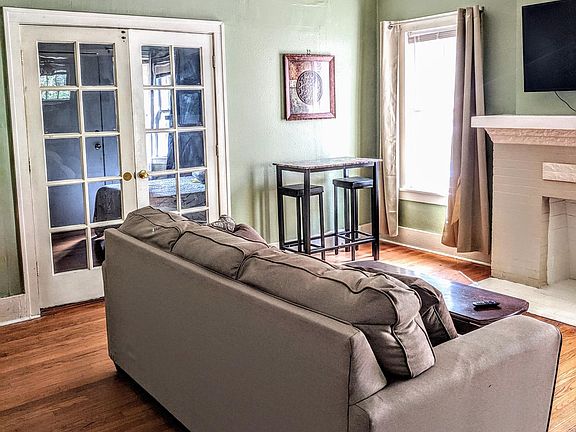 Partially furnished. Sofa bed, tv and coffee table stays.