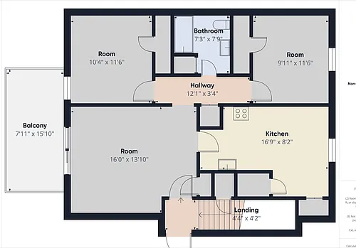 Floor plan 2 Bedroom