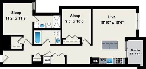 Floor plan B2