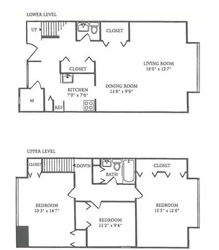 Floor plan 3 Bedroom