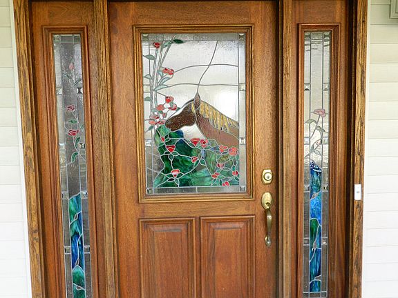 Stained Glass Entryway/Horse