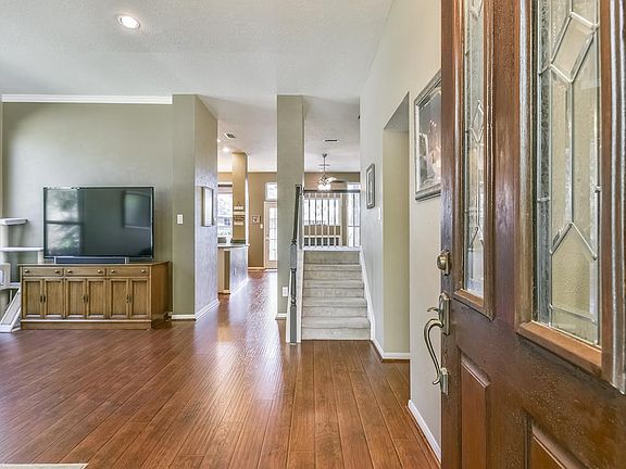 Natural light greets you as you enter the home.