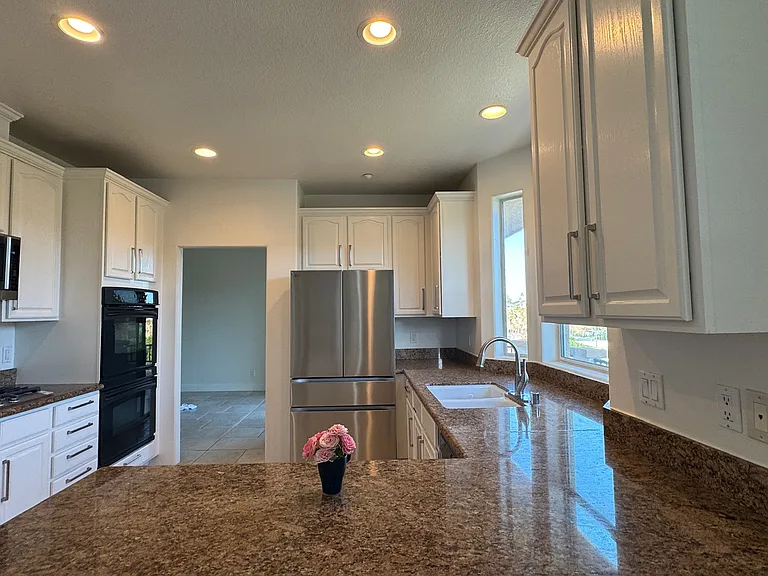 Kitchen with granite counter top