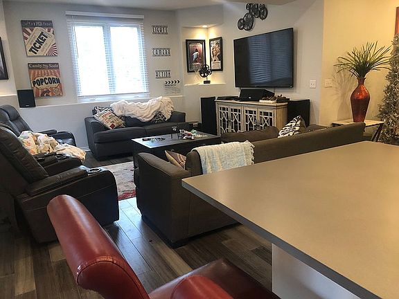 Downstairs rec room