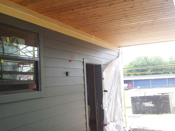 carport and front door