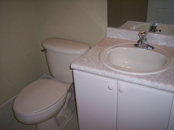 Half bath on 1st floor