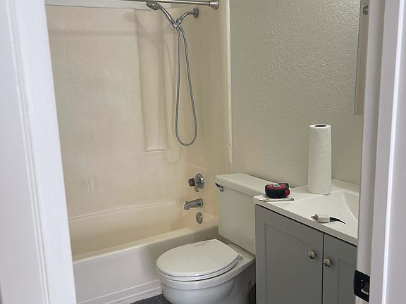 One bathroom