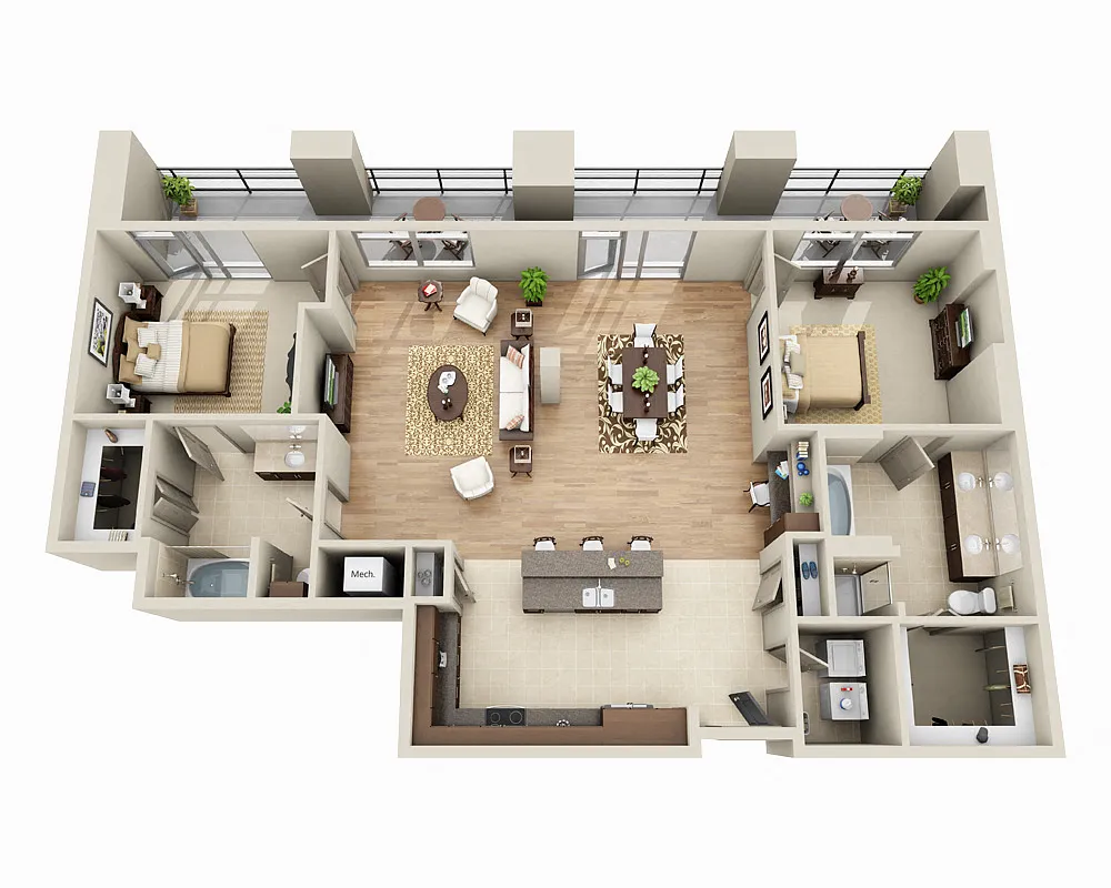 Floor plan B13