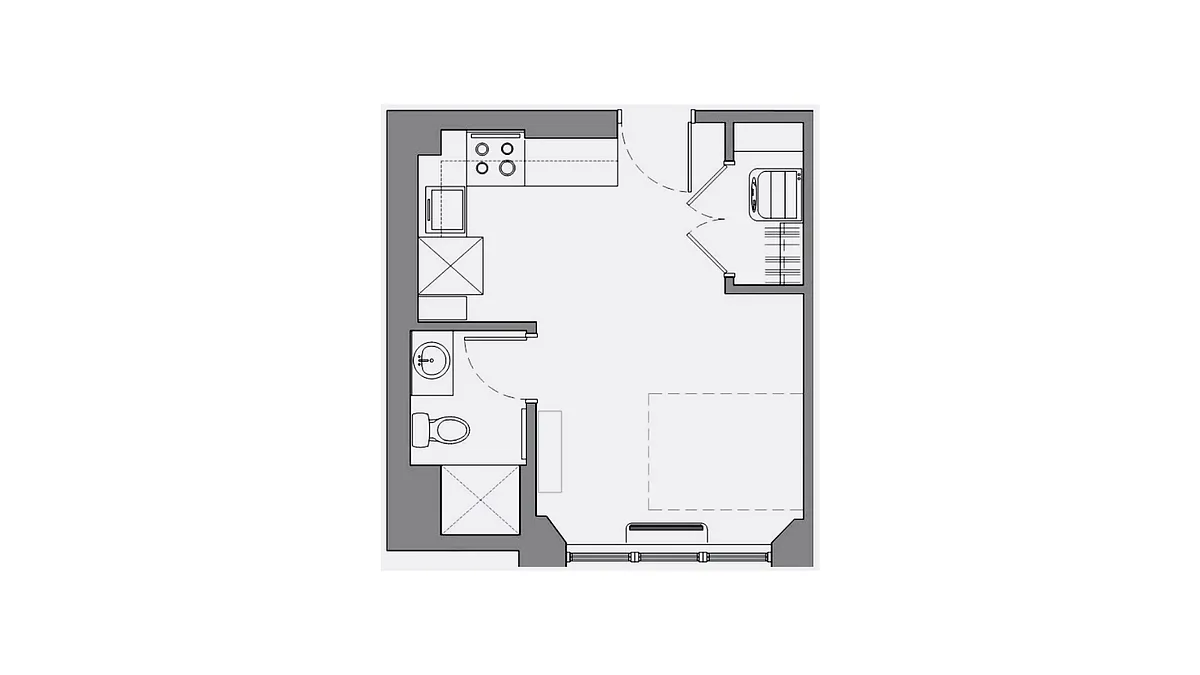 Floor plan Studio