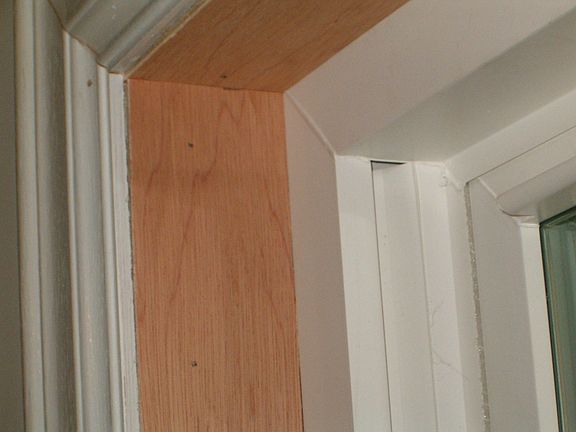 Insade of caseing new windows