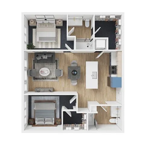 Floor plan 2X2 - E8