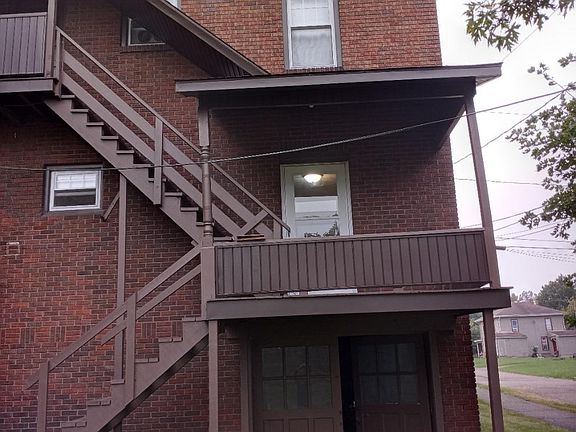 Rear entrance to apt