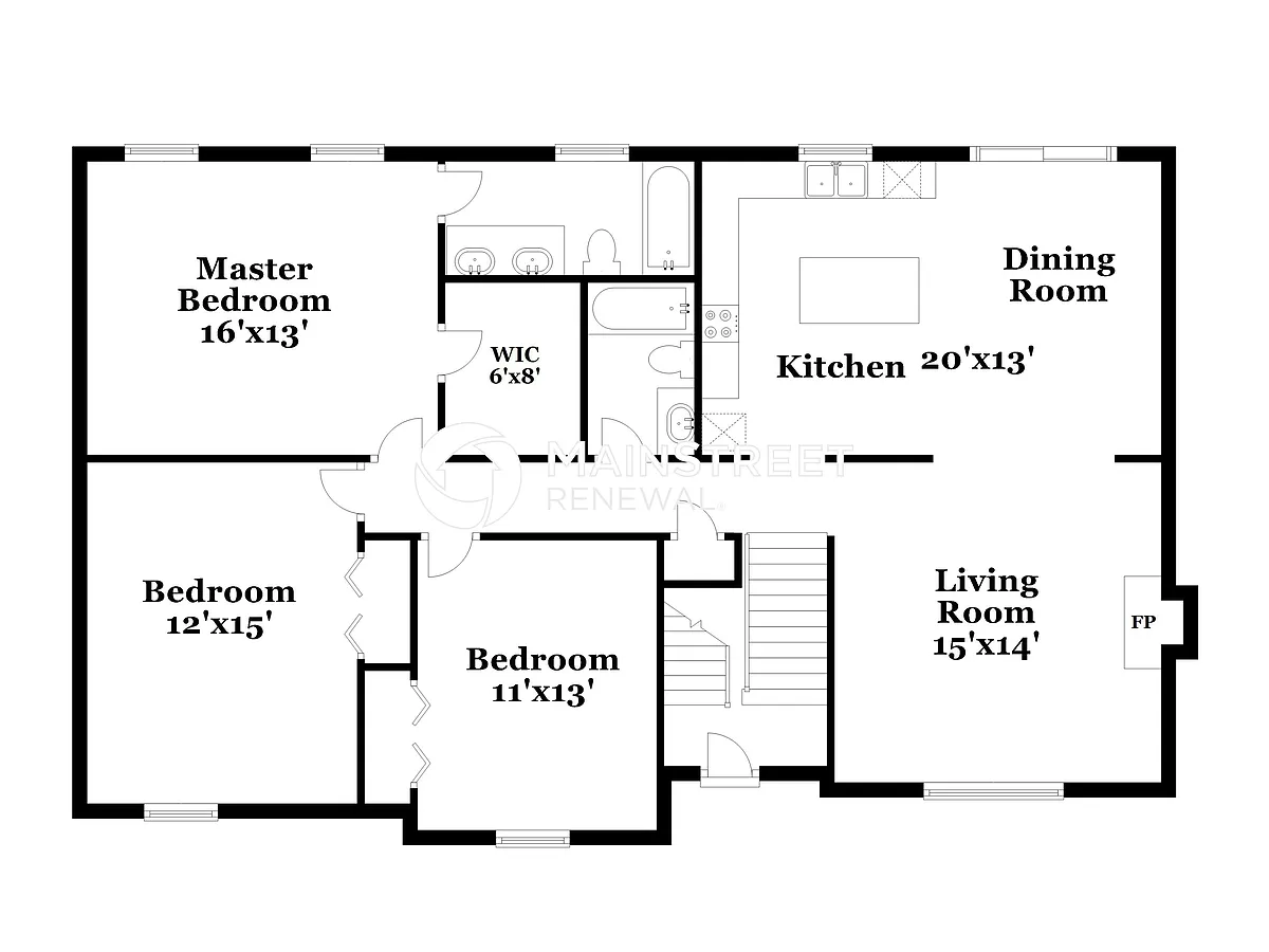 Floor Plan - 19200 Corbyn Ln