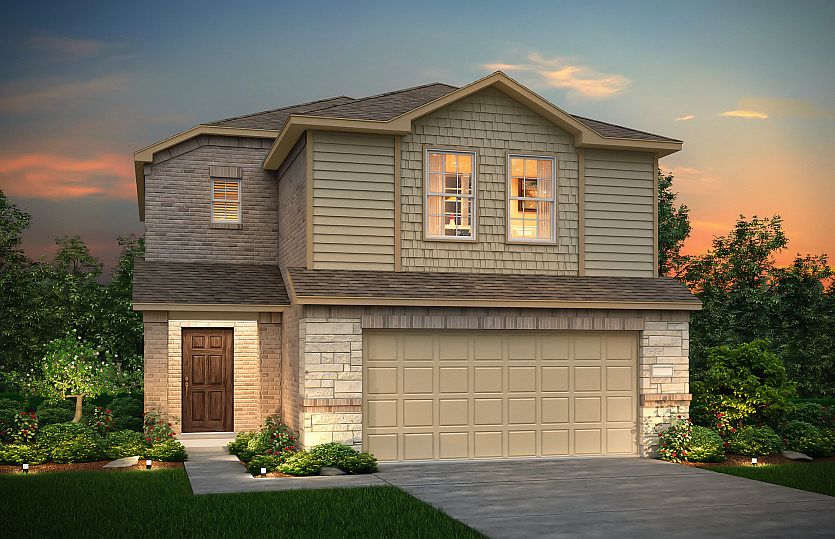 The Pierce, a 2-story new construction home showing Home Exterior Q