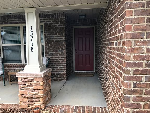 Fresh painted red door