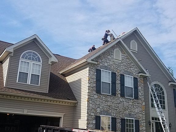 New roof work