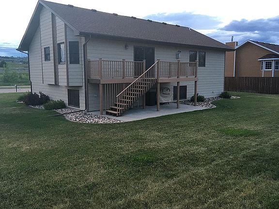 Back of house-new deck