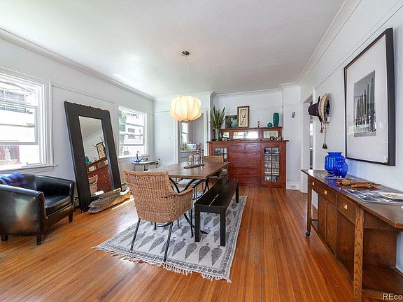 Big dining room with original built-in