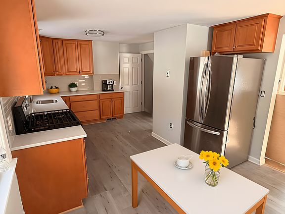 Renovated kitchen with all new stainless steel appliances