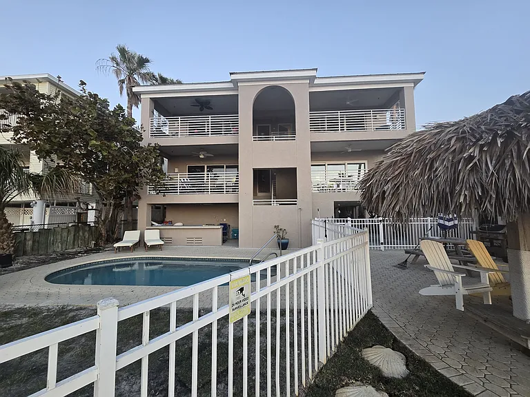VIEW OF THE CONDO FROM THE BEACH