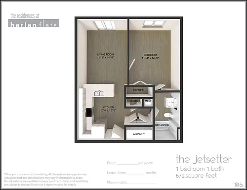 Floor plan The Jetsetter