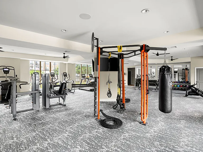 Cardio and Strength Training Fitness Area