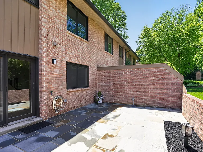 rear new bluestone patio