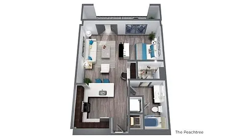 Floor plan The Peachtree