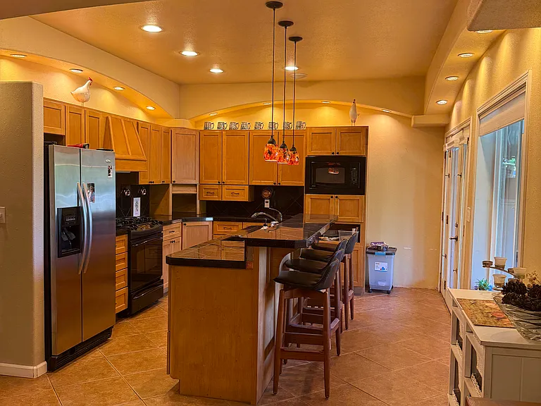 view of kitchen from living room
