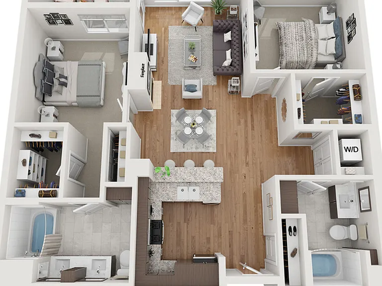 2x2B Brio_Residence 19_2x2_Espresso 2x2B Brio_Residence 19_2x2_Espresso